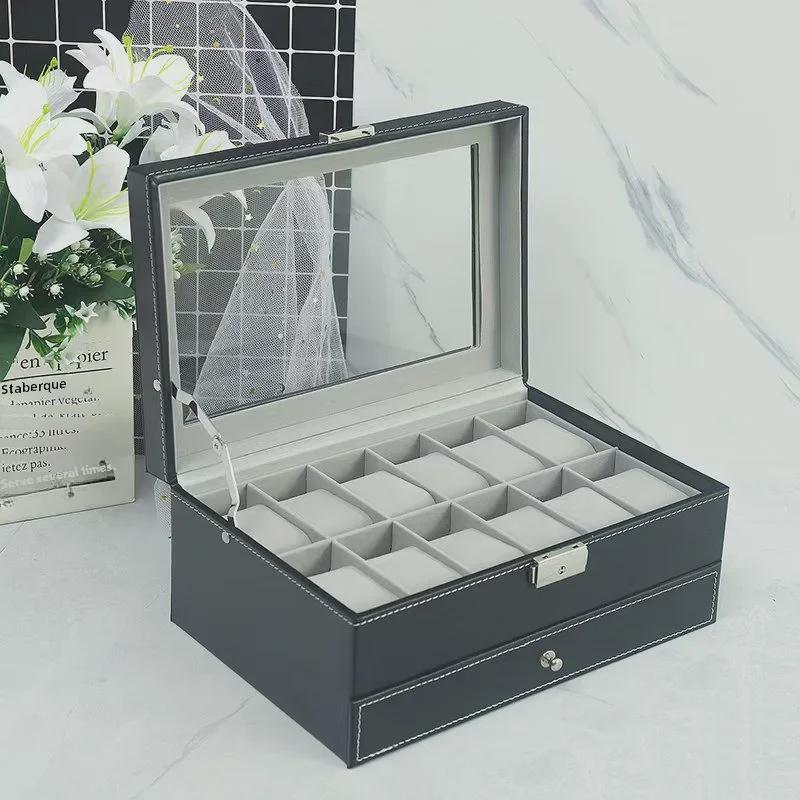 

Кожаная шкатулка для хранения часов и ювелирных изделий