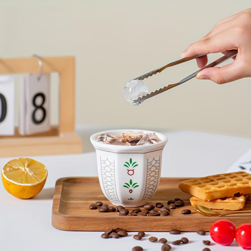 1PC Easy to Clean Various Places Ceramic Texture Coffee Cup Enjoy Life Comfortable Touch Homes Retro Pattern Design Ceremony