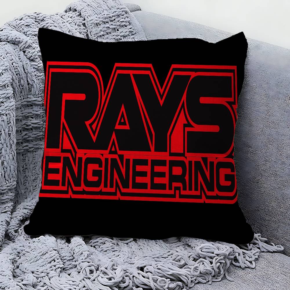 

RAYS Wheels Pillow Cover Design cushion Cover decor Holiday Decorati 30cmx30cm