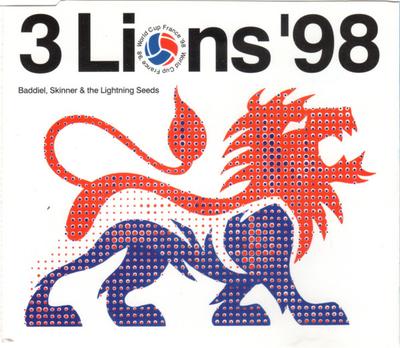 CD LIGHTNING SEEDS - 3 Lions '98  6660982 Epic 1998 UK Rock Used