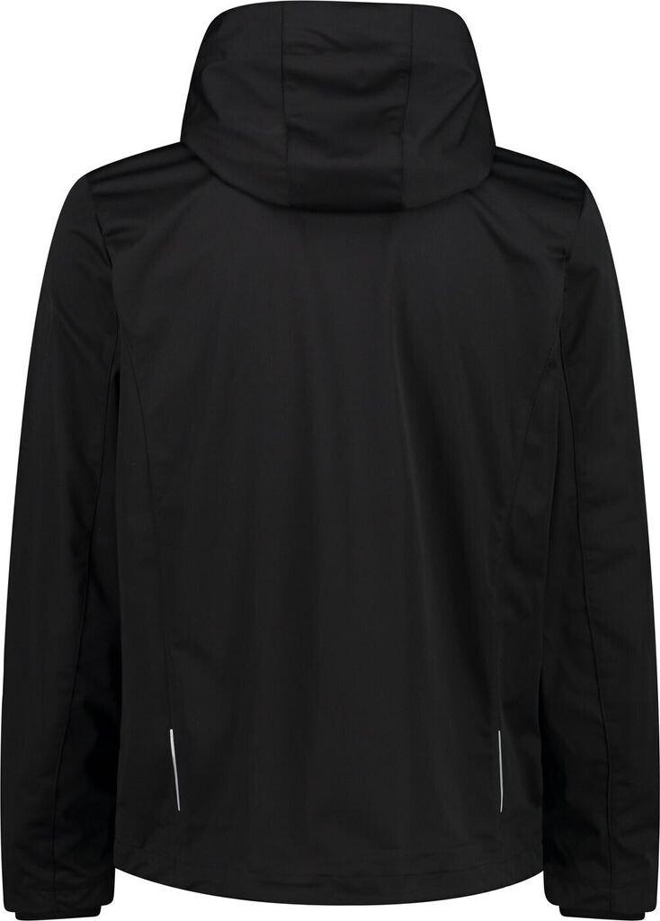 CMP Light Softshell Jacket with Detachable Hood (39A5027) Black