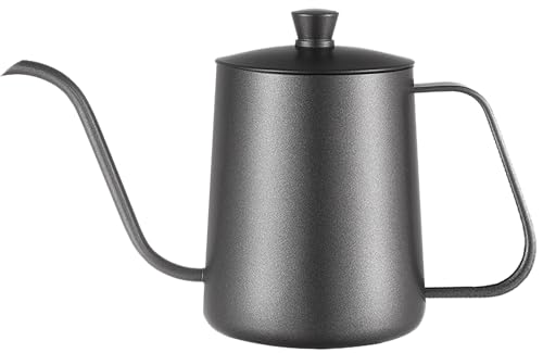Sakura Direct Mail [Japanese Food Standards Certified] 600ml Coffee Drip Pot, Narrow-Mouth Coffee Kettle, Coffee Pot for 2-3 People, Stainless Steel,