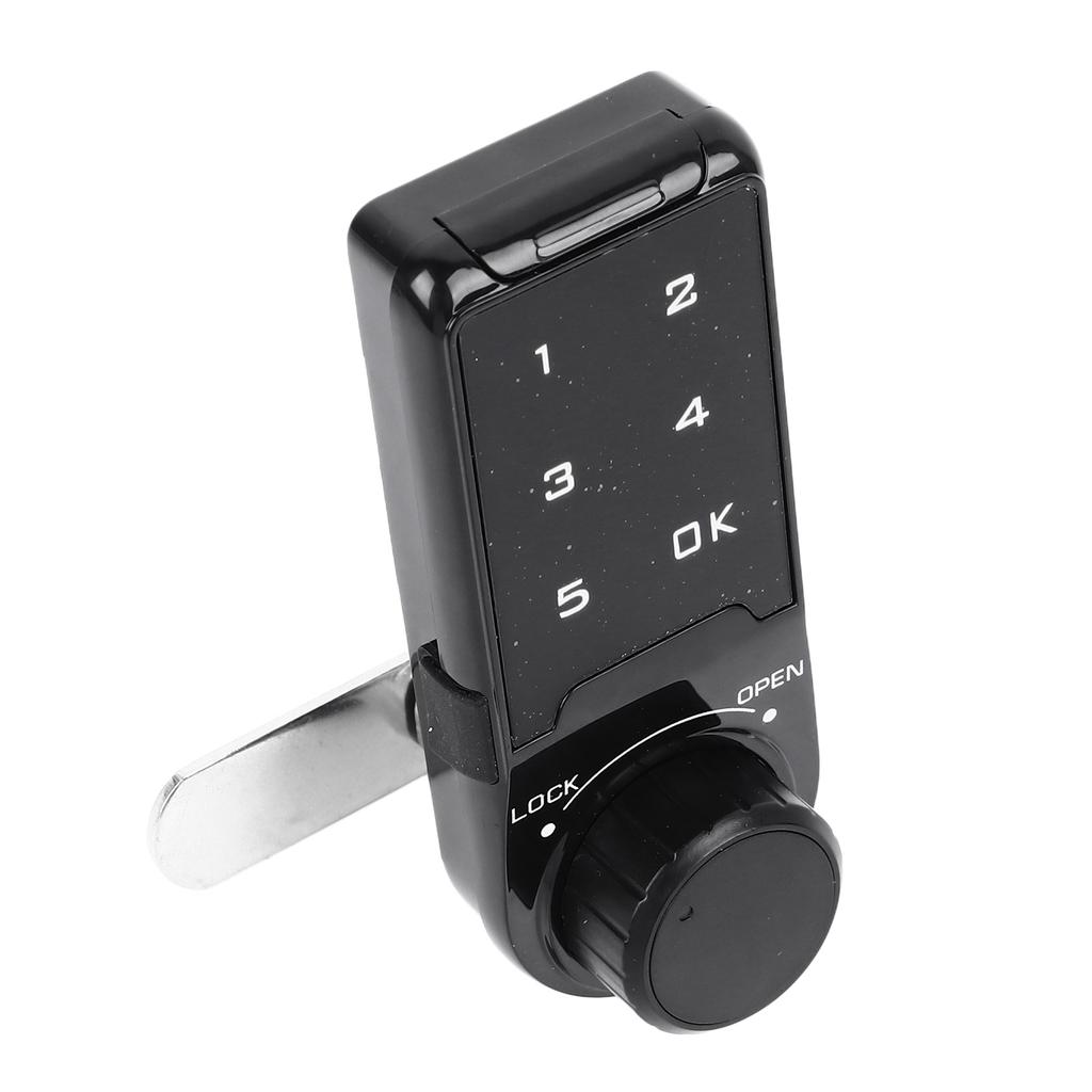 Touch Digital Password Keypad Cabinet Lock 20mm Black Electronic Anti Theft Drawer Deadbolt Lock Security Code Locker