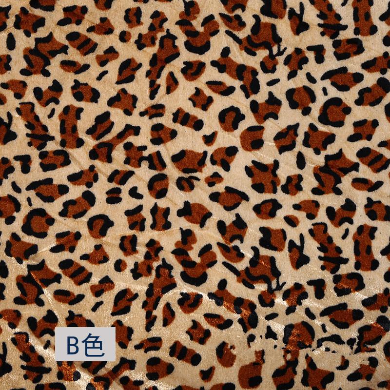 Velvet Animal Print Fabric Tiger Leopard zebra Fabric for Sofa Toy Cloth Caveman Costume Cloth