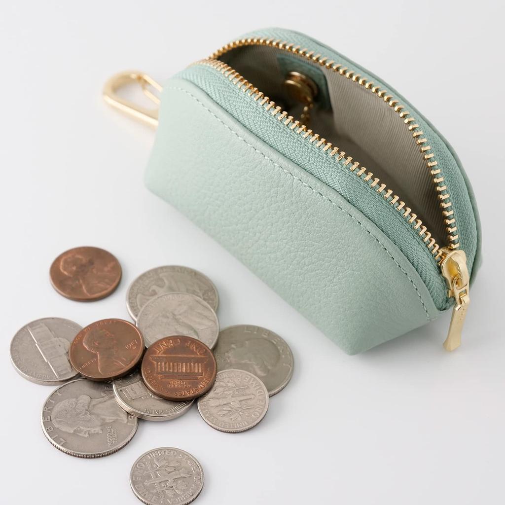 OSL Round Key Pouch Mini Yellow Simple Slip-On OSL-3203 Men's Women's