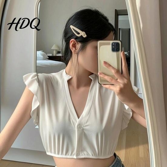 Traditional Celebration Costume Women German Dirndl Blouse V-Neck Flying Sleeve Cropped Shirt Shirt Bavarian Oktoberfest Folk Crop Top Outfit