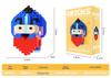 Tiny Berry Bear Nini Building Blocks - Educational Cartoon Figurine for Kids