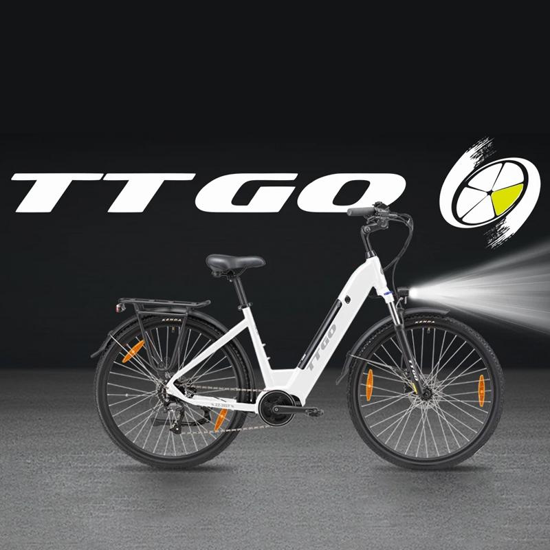 TTGO XK-ZZ-28ST Elektrische Fiets 250W Bafang Middenmotor 36V20AH Lithium Batterij Elektrische Fiets 28-inch Band Volwassen Stads Ebike
