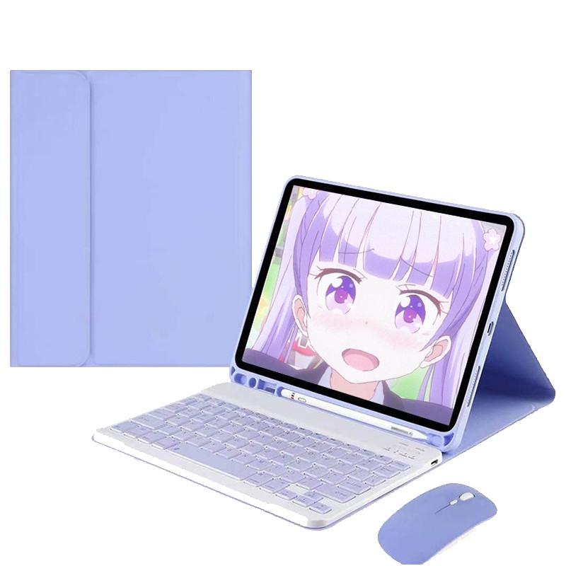 Husă cu tastatură Bluetooth pentru tabletă pentru Samsung Galaxy Tab S6 Lite Tab A7 Lite Tab A7 Tab A8/A9 Tab S7 Tab S8 Tab S9 11 10.5 10.4 8.7 inch Husă din piele