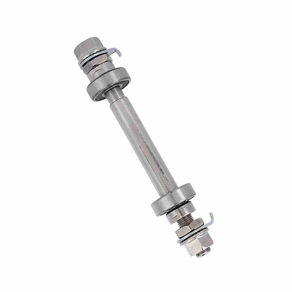 Durable Metal Bicycle Wheel Hub Axle Front Rear Solid Shaft Lever Bike Repair Tool Accessories
