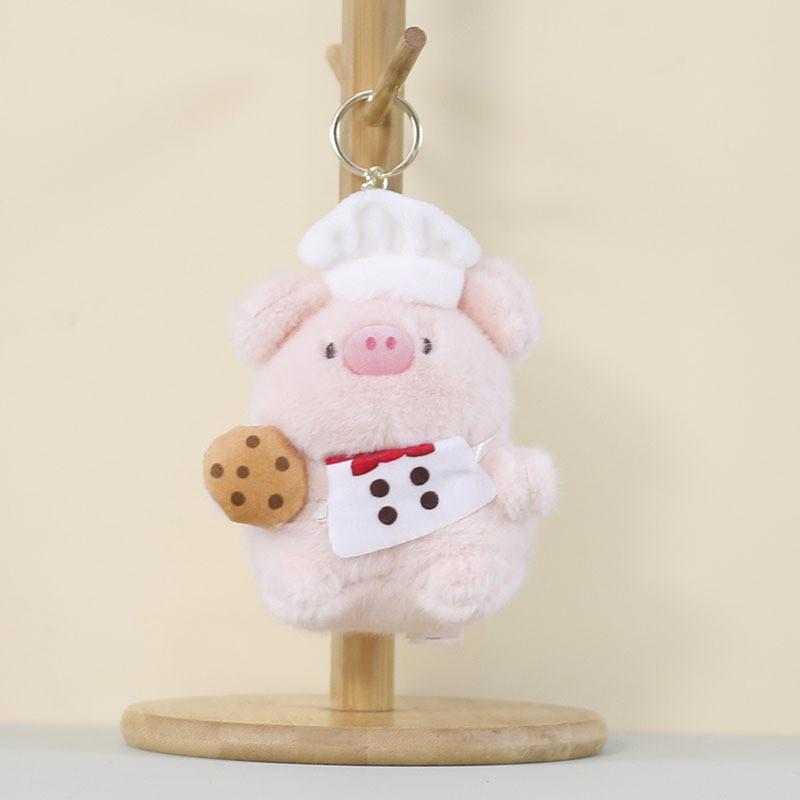 Plush Pig Toy With Sports Design For Kids Gift And Bag Decoration