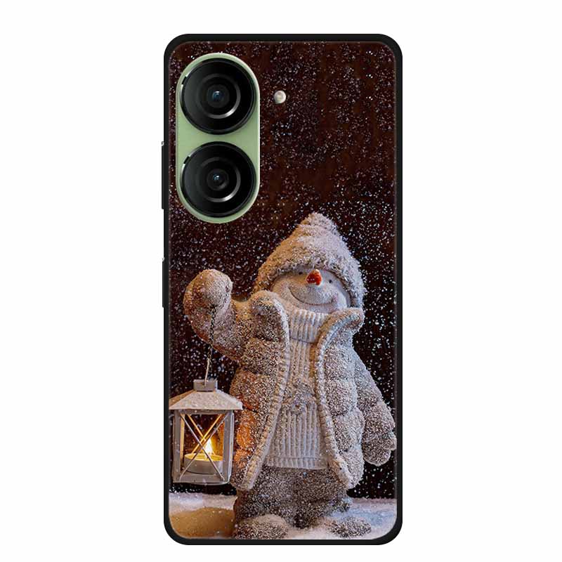Christmas Phone Case For Asus Zenfone 10 5G AI2302 Cases Soft Silicone For Asus Zenfone 9 AI2202 Shockproof Cover Bumpers Funda