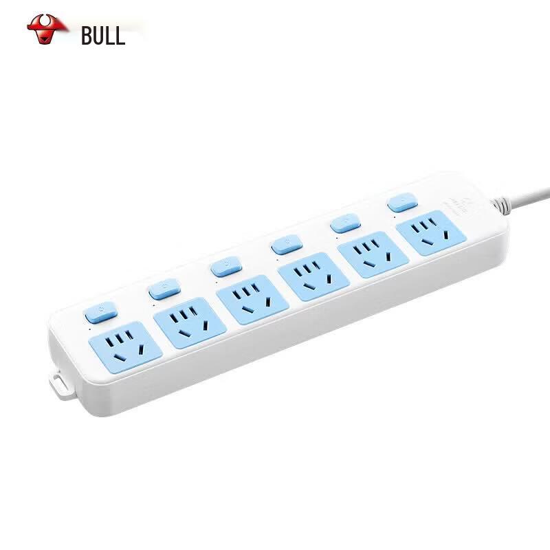 

BULL GN-317 6-Outlet Individually Controlled Power Strip