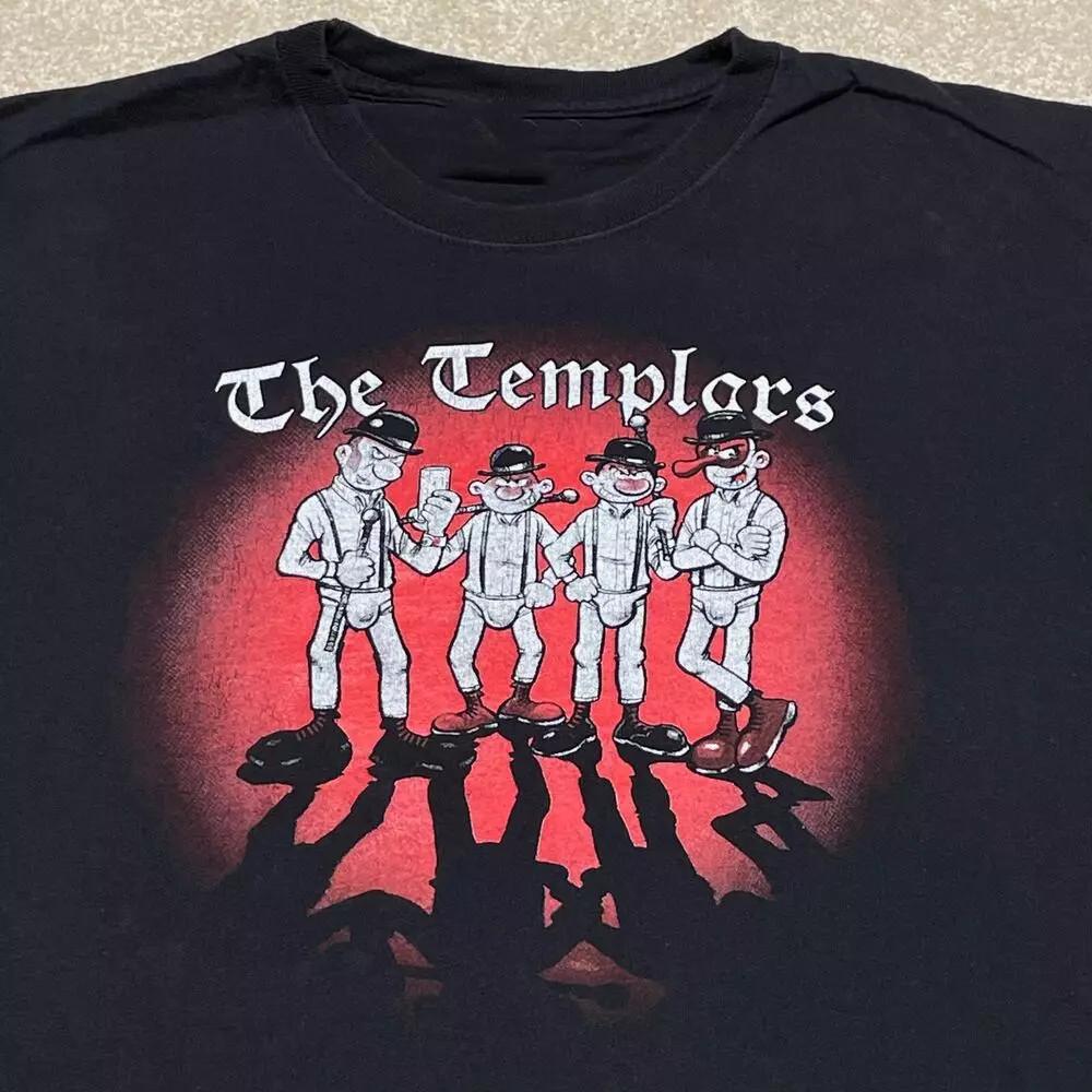 Vtg The Templars Band Cotton Full Size Men Women Tee Black Shirt Unisex T-Shirt XL