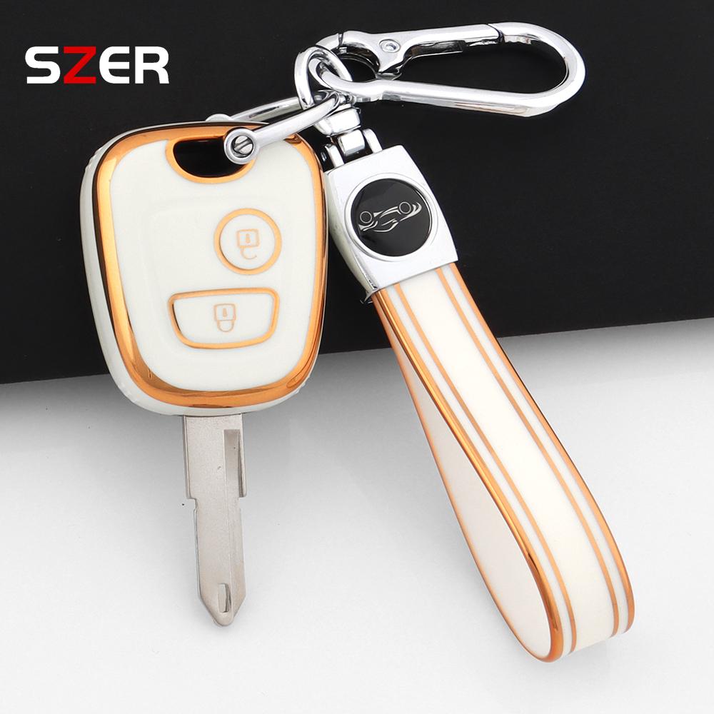 Tpu Car Key Case Cover Shell Fob For Peugeot 107 206 307 207 406 408 Citroen C1 C2 C3 Berlingo Picasso Xsara Picasso Toyota Aygo
