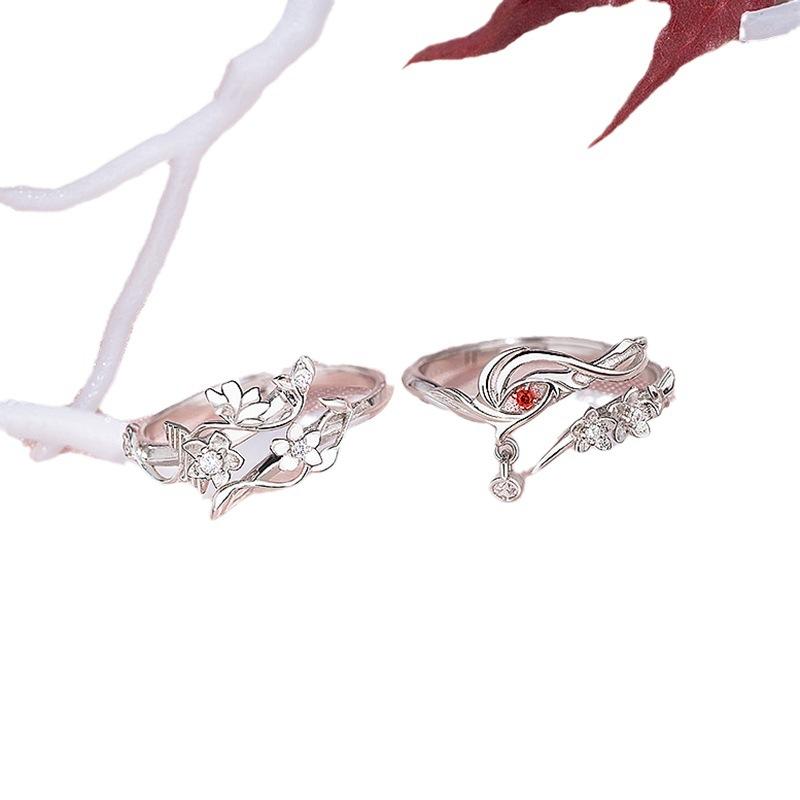 Anime Tian Guan Ci Fu Ring Himmel Offizielle Segen Hua Cheng Xie Lian Einstellbare Unisex Paar Ringe Schmuck Zubehör geschenk