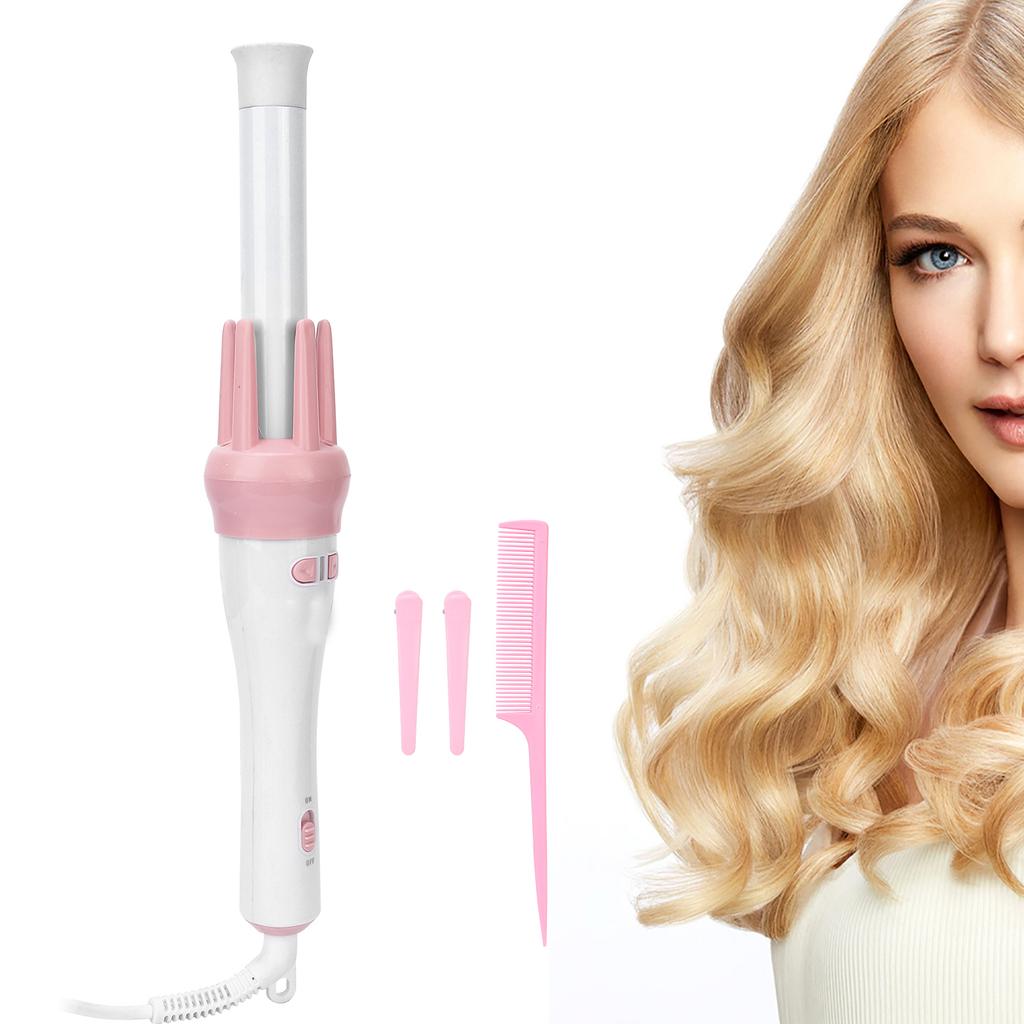Professional Ceramic Curling Iron Automatic 360° Rotating Hair Curler Electric Curling Wand 110‑240V