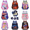 New Cartoon Kindergarten Backpack Waterproof And Durable Large Capacity Suitable For 3-8 Year Old Children Nylon Material 14-inch Size 20-35l Capacity