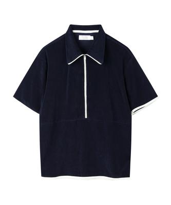 YOUNEEDGARMENTS Terry S/S Half Zip (Navy)