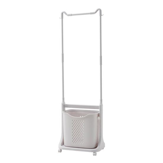 Yousheng Rolling Clothing Rack Multifunctional Laundry Hamper with Wheels Garment Rack with Hooks Detachable Laundry Baskets for Bedroom Laundry Room