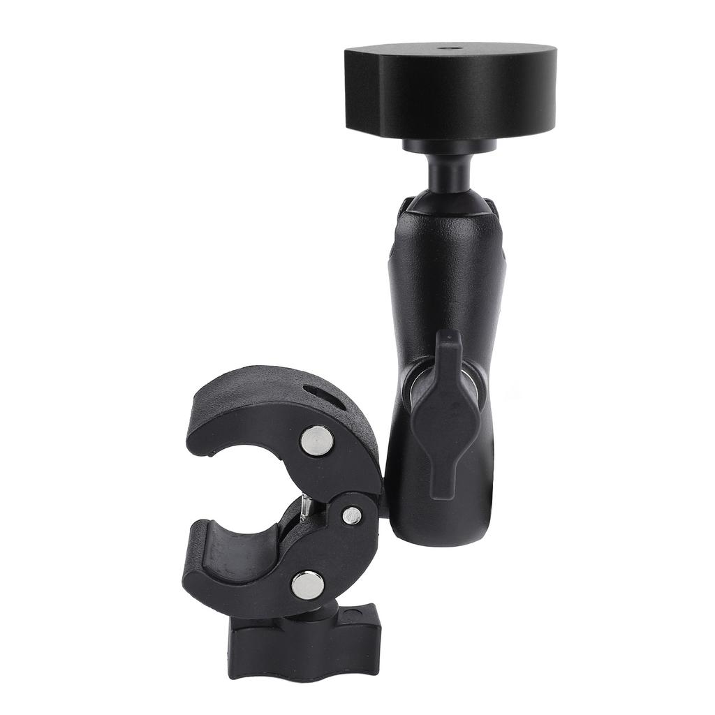 Rv Ladder Mount for Mini ABS Aluminum Alloy Multifunction Adjustable Clamp Mount for Pole RV Trailer Yacht Black
