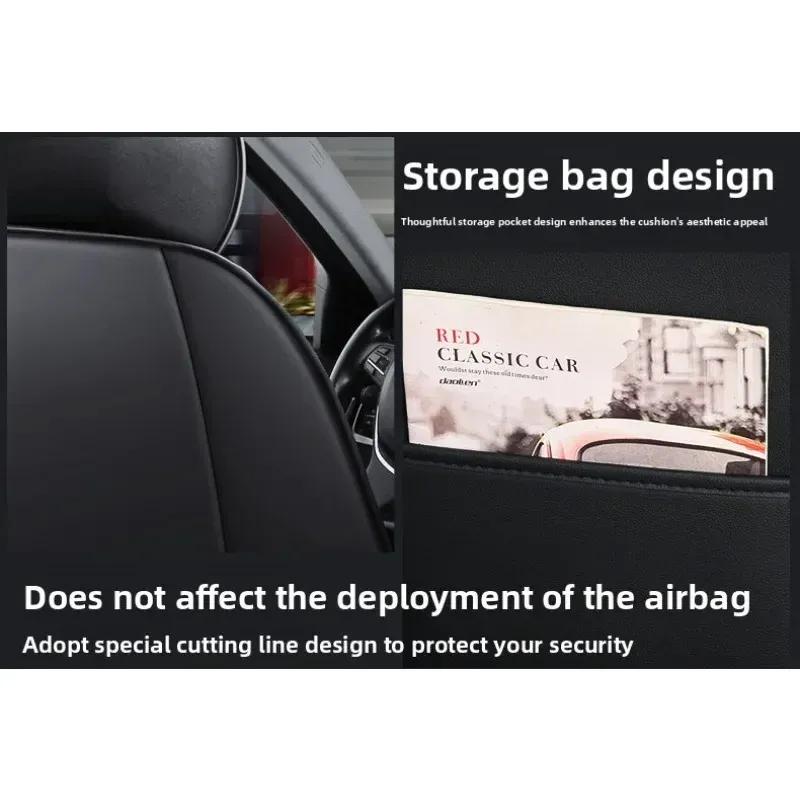 Full Coverage Pu Leather Car Seat Covers for BYD ATTO 3 Dolphin Seal Song PLUS Ora 03 Pro Sea Lion 07 Car Accessories