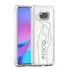 Phone Case For Xiaomi Poco X6 X5 NFC X3 F6 F5 Pro F4 F3 M3 14 13T 12T 12 13 Lite 11 Mi 5G Clear Cover F1 Number 33