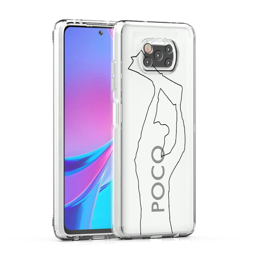 Phone Case For Xiaomi Poco X6 X5 NFC X3 F6 F5 Pro F4 F3 M3 14 13T 12T 12 13 Lite 11 Mi 5G Clear Cover F1 Number 33