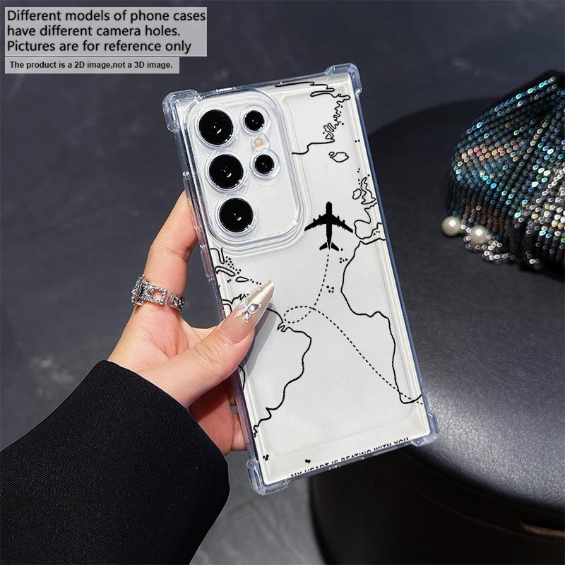 My Heart Beats for You Phone Case for Samsung Galaxy S25 Ultra S20 FE S21 S22 S23Plus S24 S26 Edge Cases Transparent Soft Covers