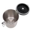 1.5L Coffee Canister Coffee Container with Scoop Date Tracker Stainless Steel Versatile Airtight