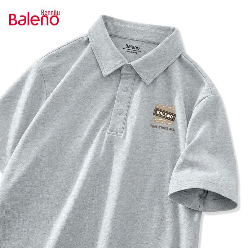 Baleno Men's Loose Fit Cool & Breathable Short Sleeve Polo Shirt