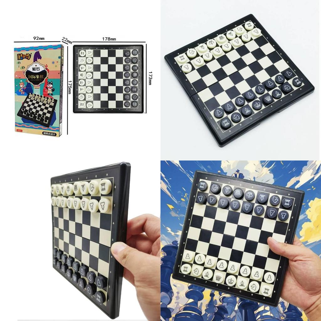 Magnetic Go And Chess Combo With Portable Design For Educational And Leisure Use