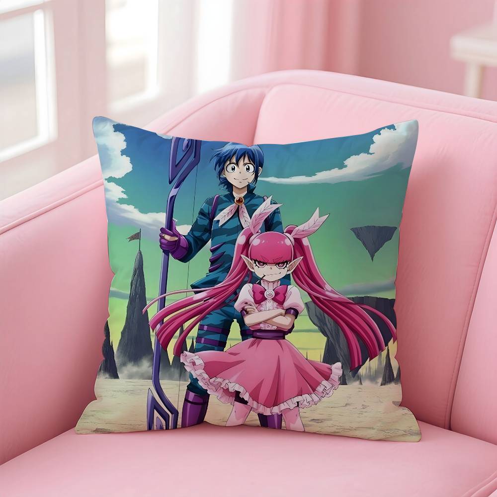 Anime Welcome To Demon School Iruma-kun Pillow Case Pattern Printed Pillowcase for Living Room Sofa Cushion Cover Bedroom Decor