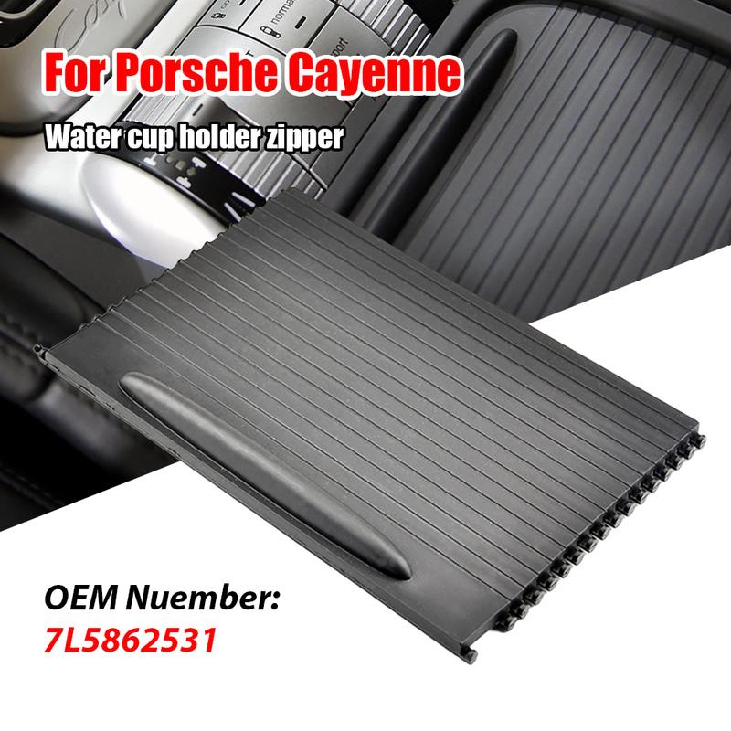 Car Front Console Cup Holder Roller Blind Cover Trim Console Roller Blind For Porsche Cayenne 2003-2010 7L5862531
