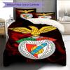 Benfica CLUB Bedding Quilt Set Quilt Cover Pillowcase Home Decoration Birthday Gift (1 * Duvet Cover + 2 * Pillowcase, Without Core)