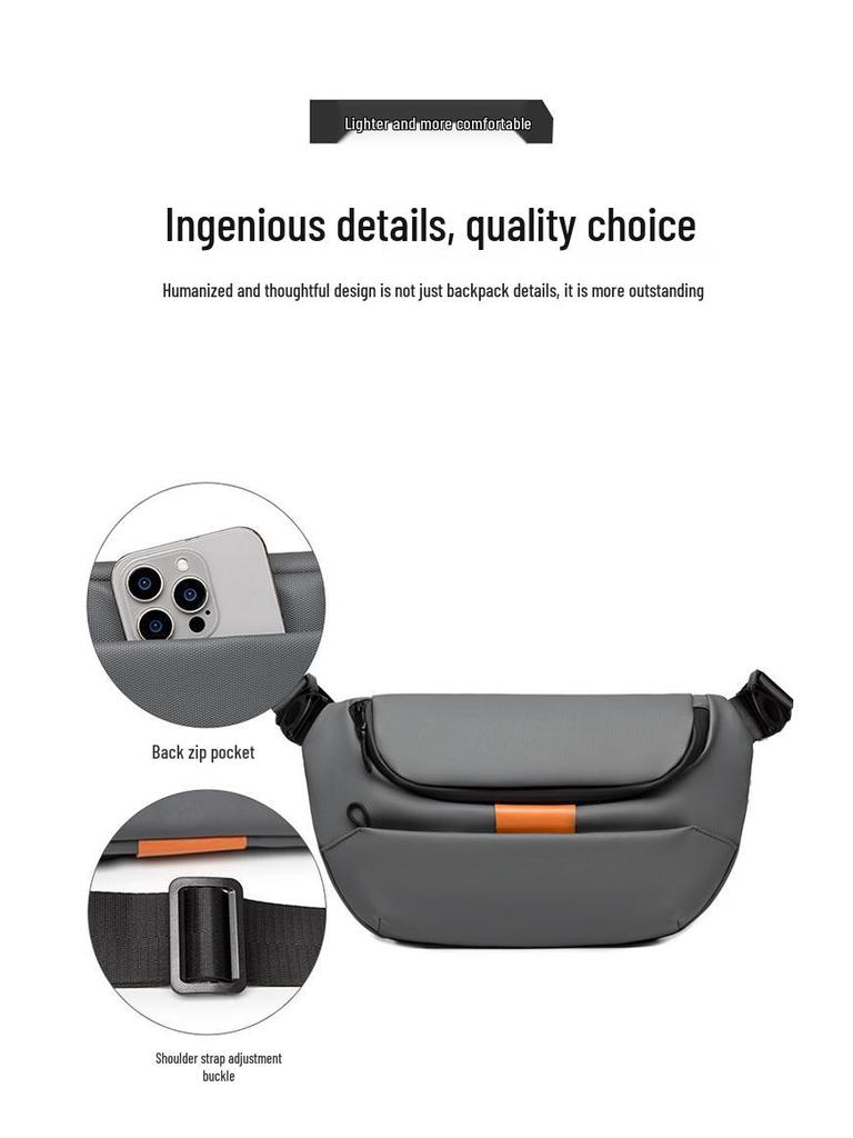 2025 Lightweight Minimalist Business and Travel Backpack: Large Capacity for Work and Vacation