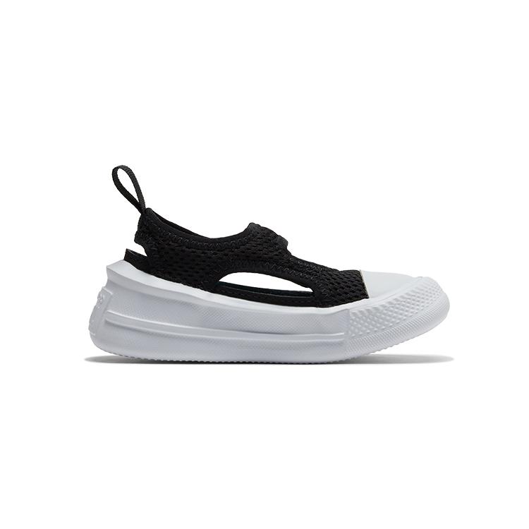 New Converse Anti-Slip Wear-Resistant Low-Top Sandal Black White Infant And Toddler A03658C