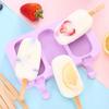 Forme de Popsicle în Formă de Desene Animate pentru Copii Silicon de Calitate Alimentară Batoane Reutilizabile Design Antiaderent Eliberare Ușoară Formă pentru Înghețată