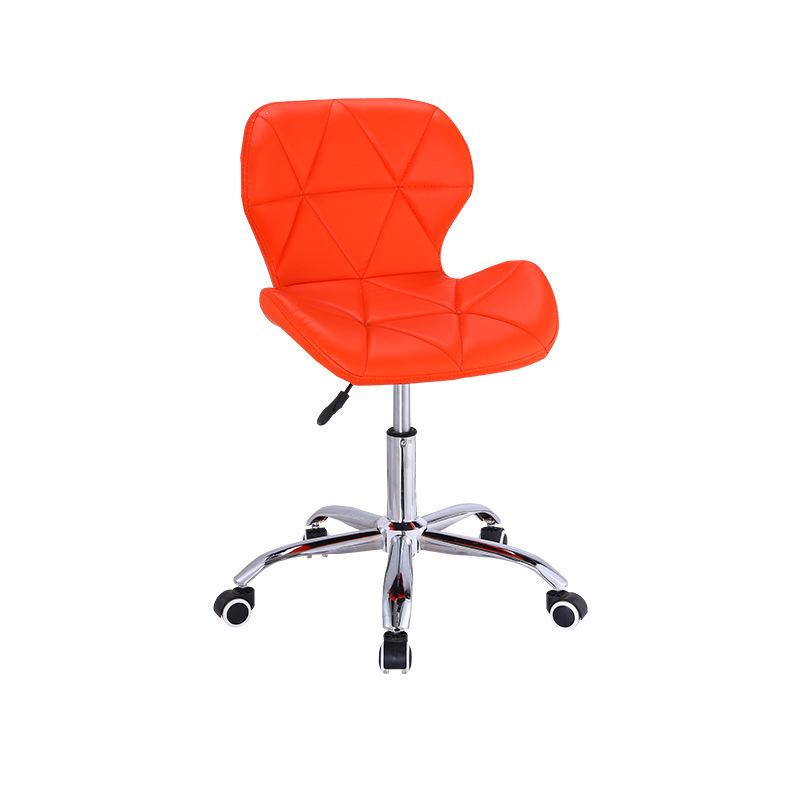 Adjustable Swivel Bar Stool with Backrest - Modern High Stool for Home or Salon