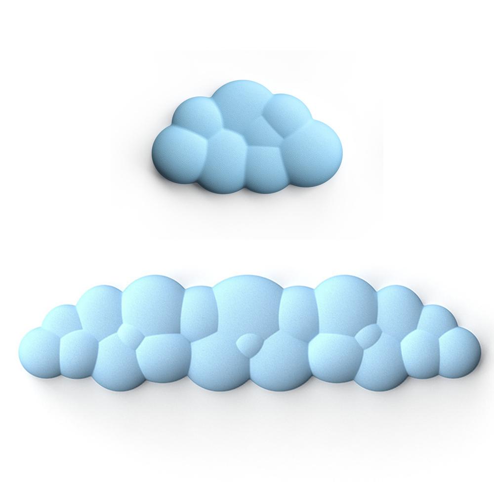 Mouse pad with wrist rest keyboard cloud anti-slip desktop office gamer mouse wrist rest Ergonomic keyboard mouse pad wrist rest