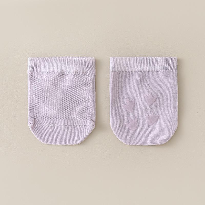 Half-length Sock Children's Summer Lightweight Mesh Breathable Silicone Anti-slip Non-slip Heel-free High Heels Foot Cover Socks for Girls Short Socks