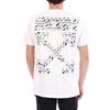 Off-White SS21 Logo Alphabet Printing Round Neck Short Sleeve Ordinary Version White Men's OMAA027S201850030188