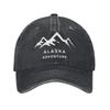 Sommer Alaska Baseballkappe Sonnenschein Abenteuer Hochwertiger Druck Gewaschen Hip Hop Hüte Paar Damen Vintage Wandern Angeln Snapback Kappe