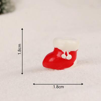 Miniature di Babbo Natale con pupazzo di neve creativo, simpatici personaggi dei cartoni animati, micro ornamenti fai da te, accessori per la decorazione della casa, regali