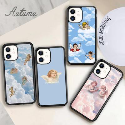 Angels Phone Case for iPhone 11 12 13 14 Pro Max Mini X XR XS SE 2020 5 6S 7 8 Plus Samsung Galaxy S21 S22 Cover Shell