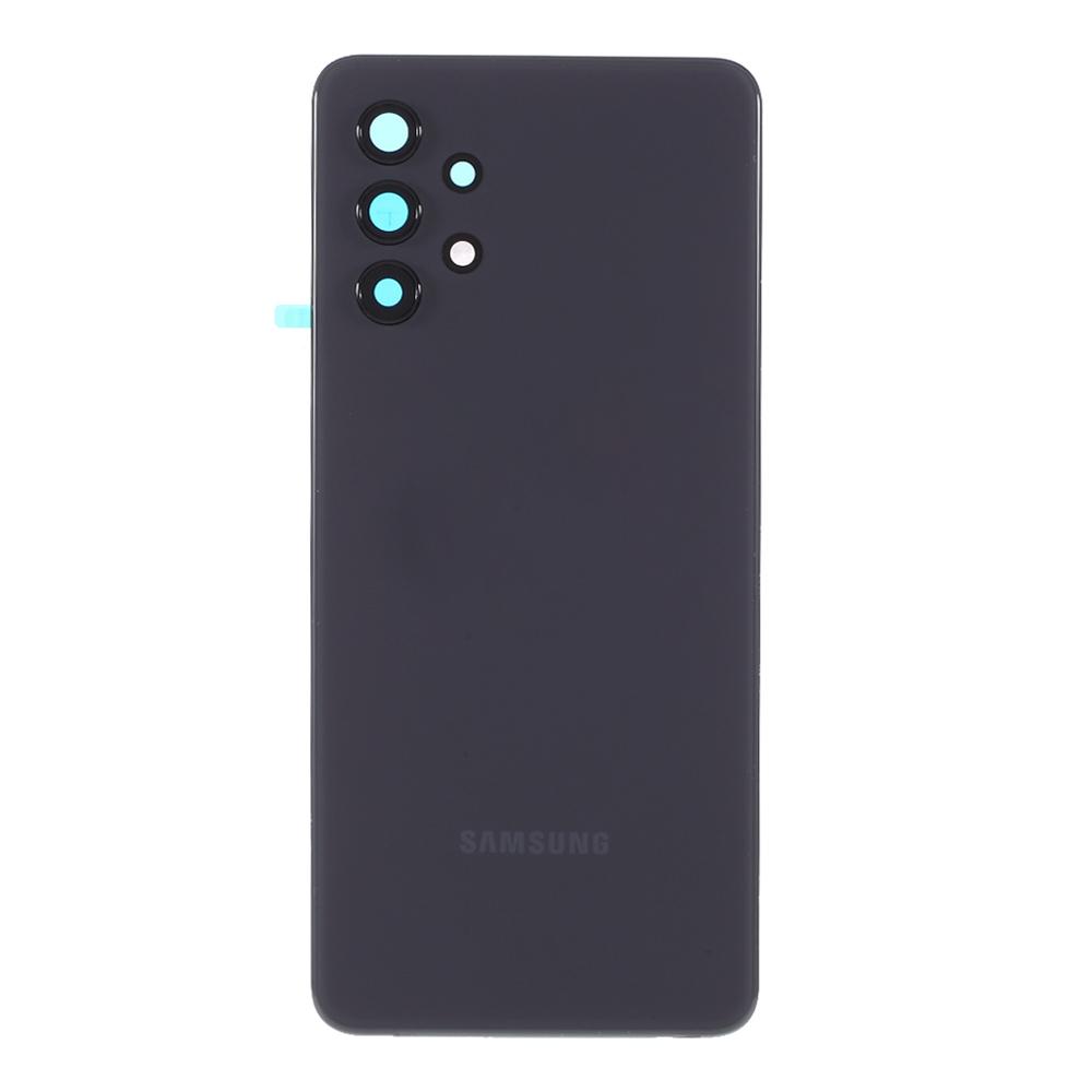 

OEM Back Battery Housing Cover with Adhesive Sticker Rear Camera Lens Cover for Samsung Galaxy A32 4G (EU Version) A325 Black