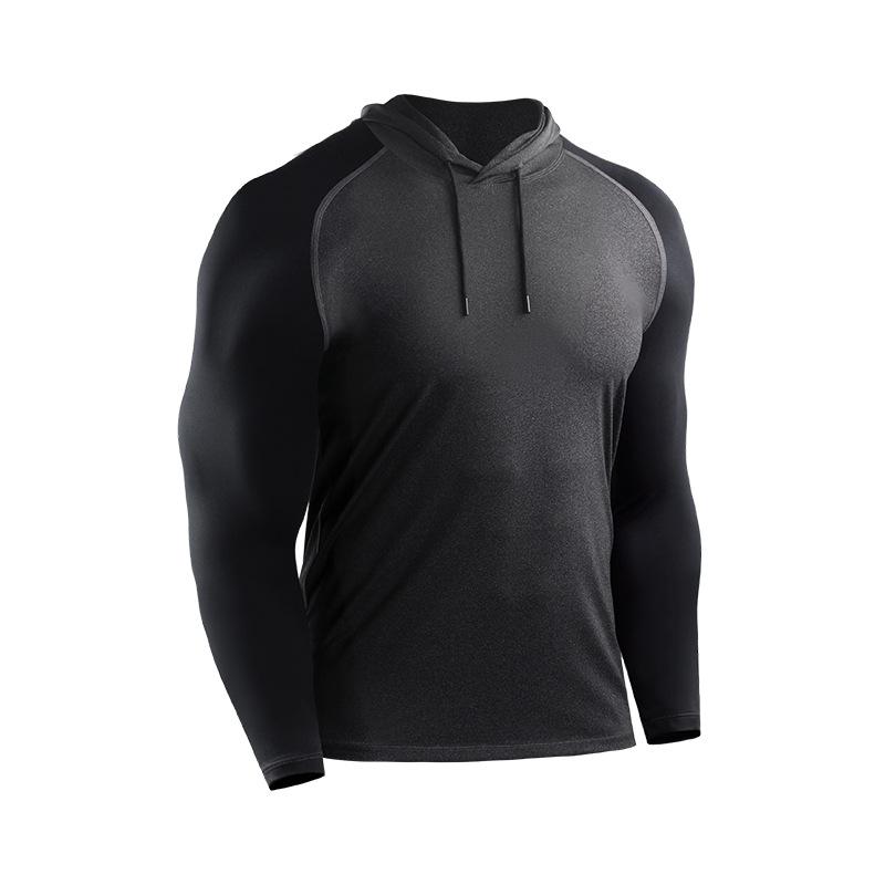 

Мужская толстовка с капюшоном для бодибилдинга, спортивная одежда, тренировочная куртка для тренажерного зала, пуловер для фитнеса, спортивный спортивный костюм, мужская толстовка для бега XXXL чёрный