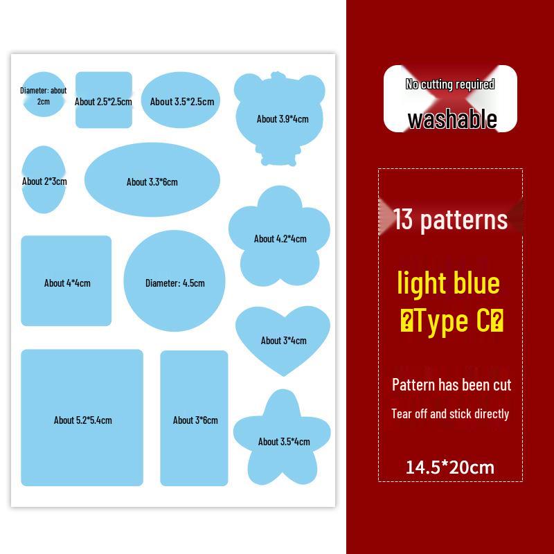 16-Color Self-Adhesive Seamless Repair Patch for Clothes and Jackets