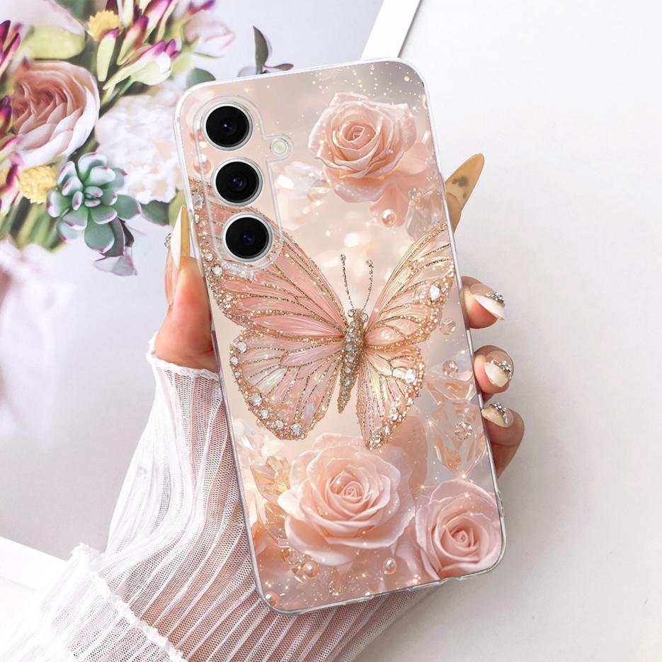 For Samsung Galaxy S24 FE Case S24 Plus Cute Lion Fashion Painted Cover Soft Silicone Case For Samsung S24 Ultra S 24 S24+ Shell