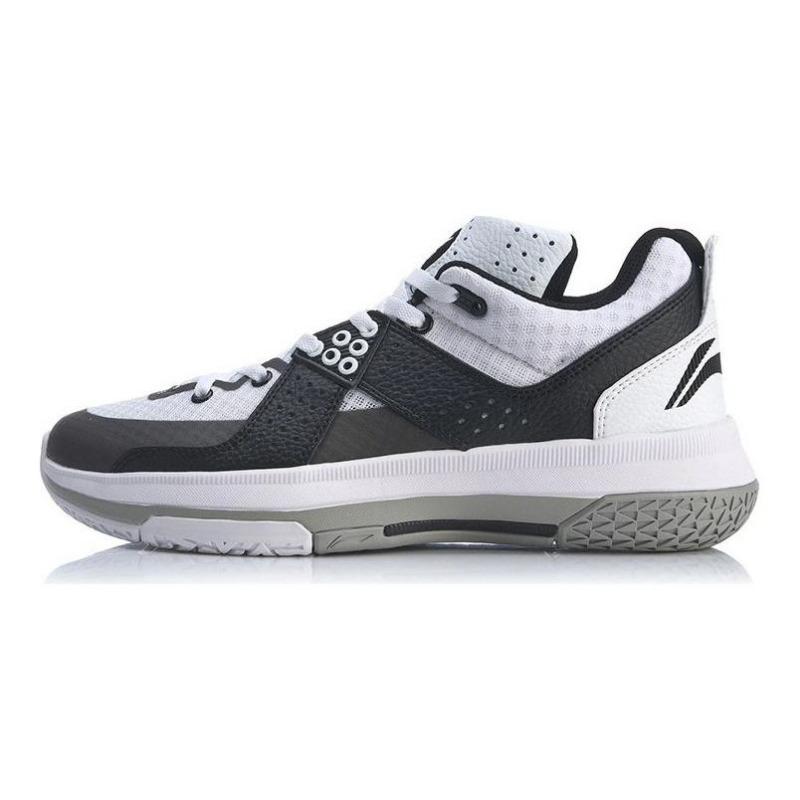 Мужские баскетбольные кроссовки Li-Ning All City 5 Wade Series, низкие, черные, белые, серые ABAS105-1 39